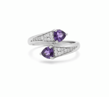 Natural Amethyst Sterling Silver Ring
