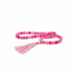 Pink Agate Rosary Beads