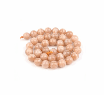 Natural Sunstone Beads | 10mm Round | Polished Strand for Jewelry Making