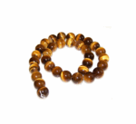 Natural Yellow Tiger Eye Beads | 10mm Round | Polished Strand for Jewelry Making